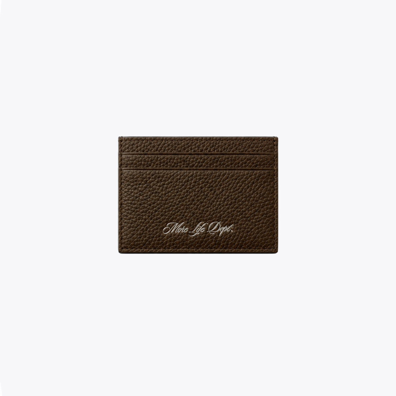 Signature Cardholder — Mocha Brown